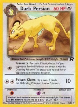 Dark Persian (42/82) [Team Rocket Unlimited] Pokemon Single Pokémon  | Multizone: Comics And Games