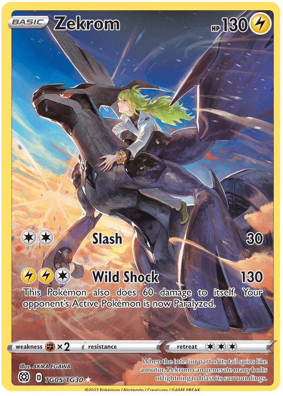 Zekrom (TG05/TG30) [Sword & Shield: Brilliant Stars] Pokemon Single Pokémon  | Multizone: Comics And Games