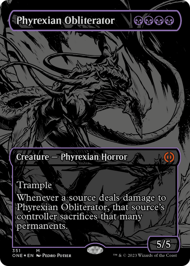 Phyrexian Obliterator (Oil Slick Raised Foil) [Phyrexia: All Will Be One] | Multizone: Comics And Games