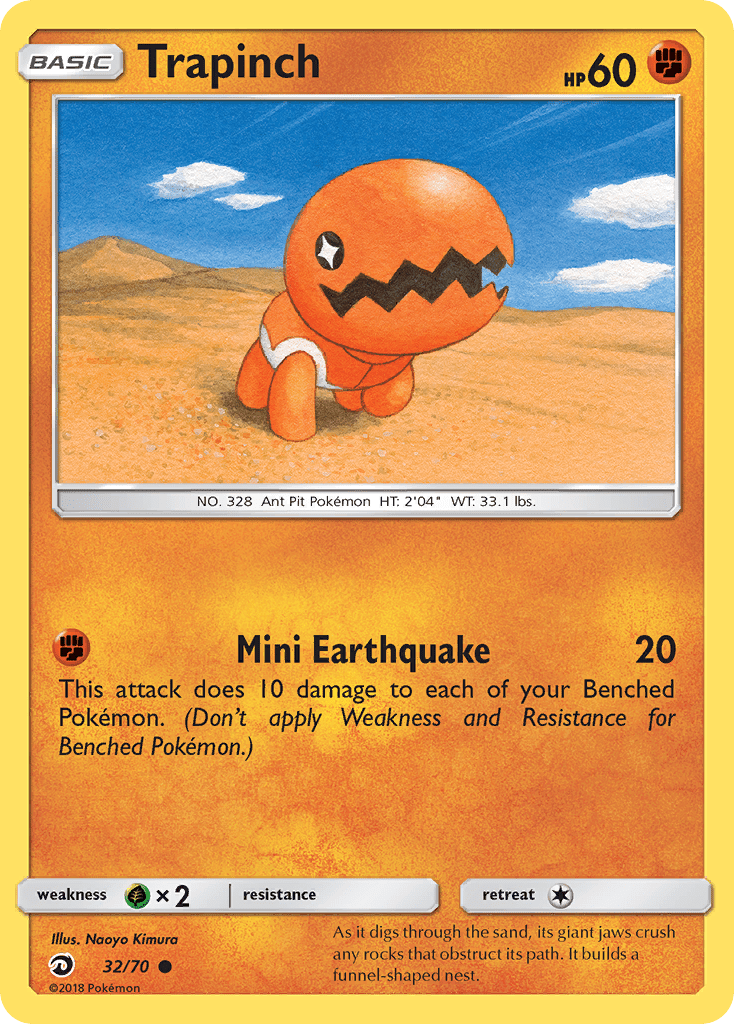 Trapinch (32/70) [Sun & Moon: Dragon Majesty] Pokemon Single Pokémon  | Multizone: Comics And Games