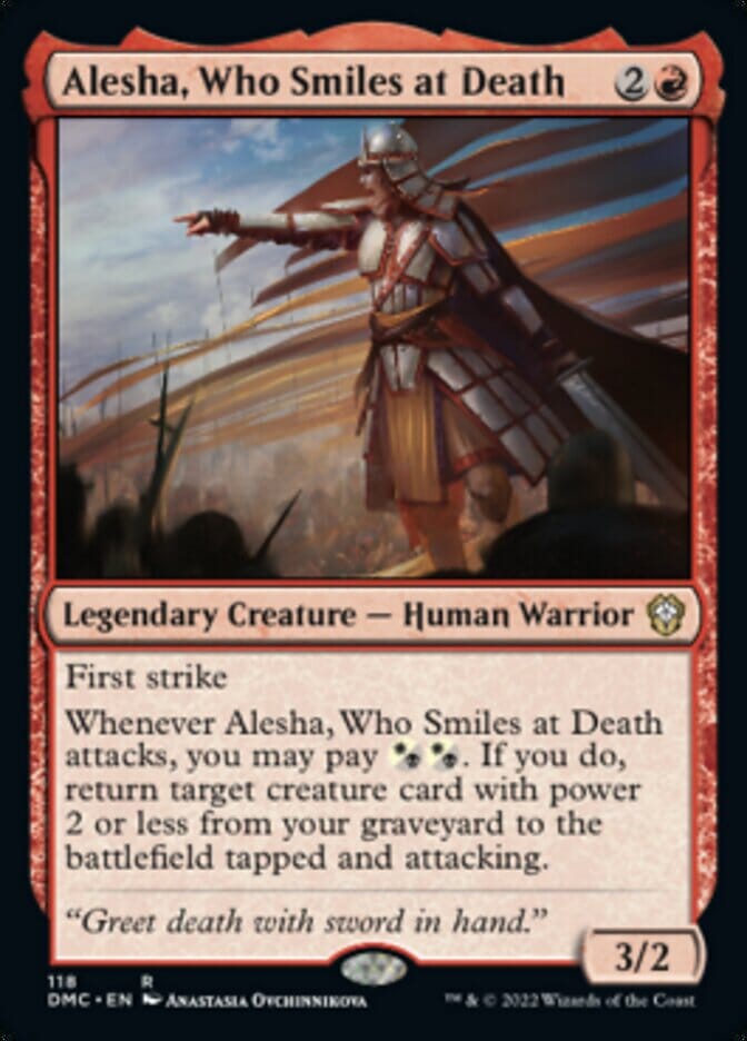 Alesha, Who Smiles at Death [Dominaria United Commander] | Multizone: Comics And Games