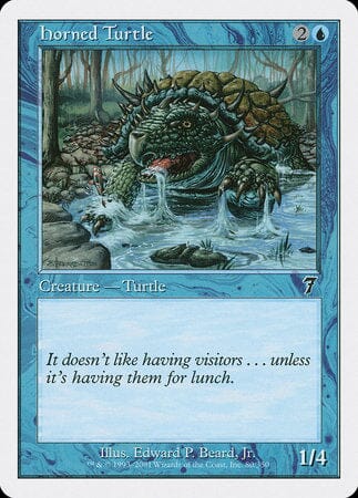 Horned Turtle [Seventh Edition] MTG Single Magic: The Gathering  | Multizone: Comics And Games