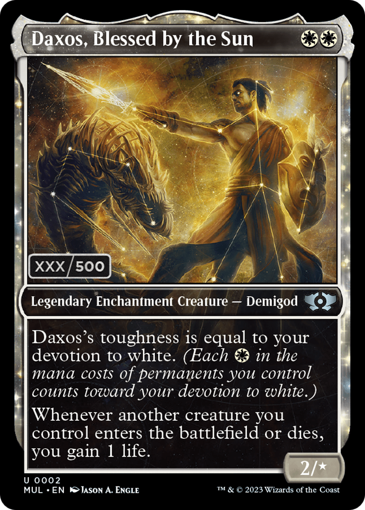 Daxos, Blessed by the Sun (Serialized) [Multiverse Legends] MTG Single Magic: The Gathering  | Multizone: Comics And Games