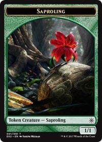 Saproling // Treasure (010) Double-sided Token [Explorers of Ixalan] MTG Single Magic: The Gathering  | Multizone: Comics And Games