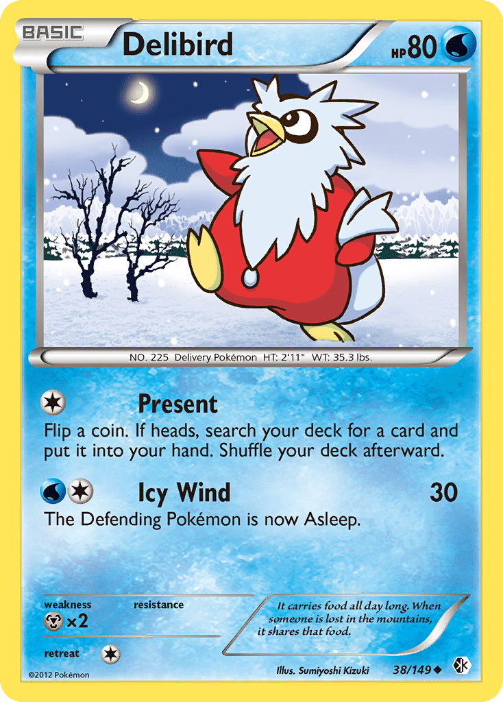 Delibird (38/149) [Black & White: Boundaries Crossed] Pokemon Single Pokémon  | Multizone: Comics And Games