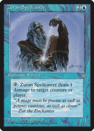 Zuran Spellcaster [Ice Age] MTG Single Magic: The Gathering  | Multizone: Comics And Games