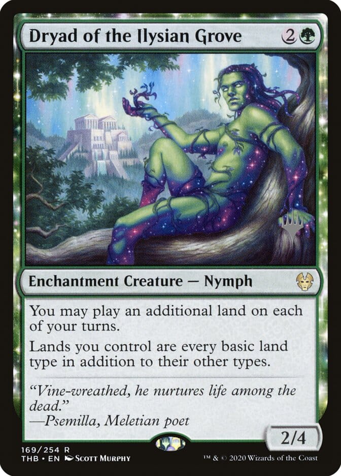 Dryad of the Ilysian Grove (Promo Pack) [Theros Beyond Death Promos] MTG Single Magic: The Gathering  | Multizone: Comics And Games