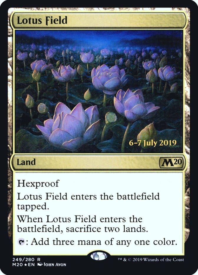 Lotus Field [Core Set 2020 Prerelease Promos] MTG Single Magic: The Gathering  | Multizone: Comics And Games