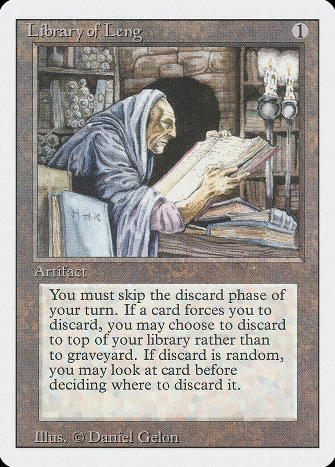 Library of Leng [Revised Edition] MTG Single Magic: The Gathering  | Multizone: Comics And Games