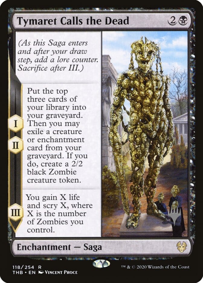 Tymaret Calls the Dead (Promo Pack) [Theros Beyond Death Promos] MTG Single Magic: The Gathering  | Multizone: Comics And Games