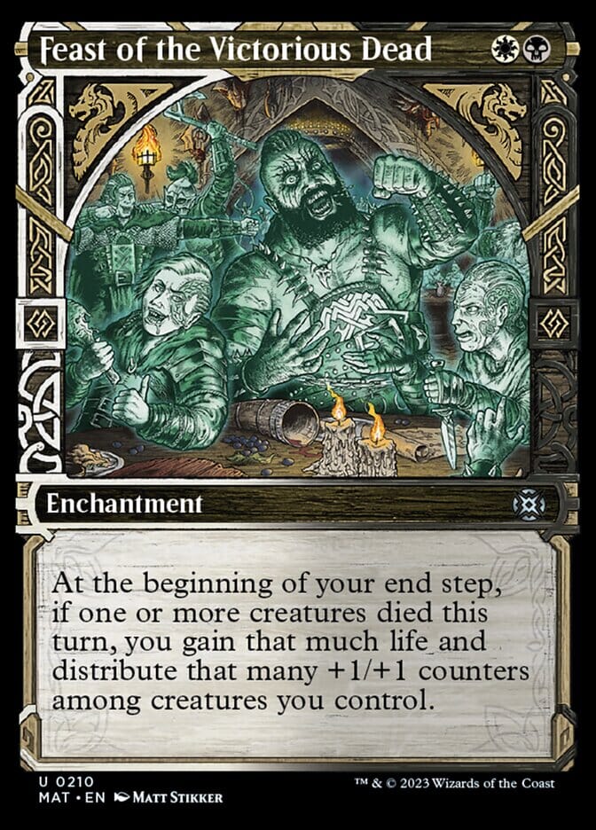 Feast of the Victorious Dead (Showcase Halo Foil) [March of the Machine: The Aftermath] MTG Single Magic: The Gathering  | Multizone: Comics And Games