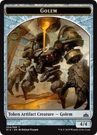 Golem [Rivals of Ixalan Tokens] MTG Single Magic: The Gathering  | Multizone: Comics And Games