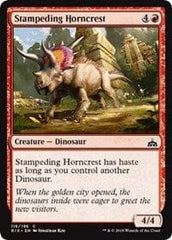 Stampeding Horncrest [Rivals of Ixalan] MTG Single Magic: The Gathering  | Multizone: Comics And Games