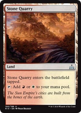 Stone Quarry [Rivals of Ixalan] MTG Single Magic: The Gathering  | Multizone: Comics And Games