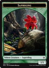 Saproling // Treasure (007) Double-sided Token [Explorers of Ixalan] MTG Single Magic: The Gathering  | Multizone: Comics And Games