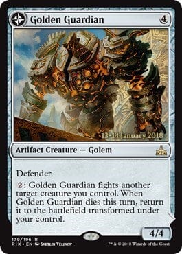 Golden Guardian // Gold-Forge Garrison [Rivals of Ixalan Promos] MTG Single Magic: The Gathering  | Multizone: Comics And Games