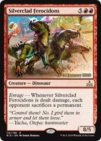 Silverclad Ferocidons [Rivals of Ixalan Promos] MTG Single Magic: The Gathering  | Multizone: Comics And Games