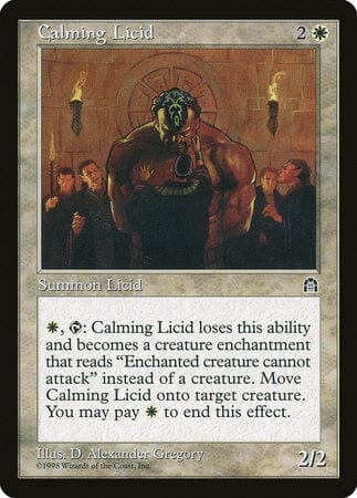 Calming Licid [Stronghold] MTG Single Magic: The Gathering  | Multizone: Comics And Games