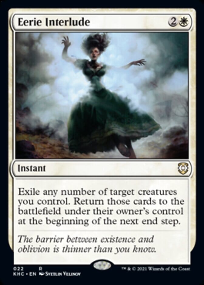 Eerie Interlude [Kaldheim Commander] MTG Single Magic: The Gathering  | Multizone: Comics And Games