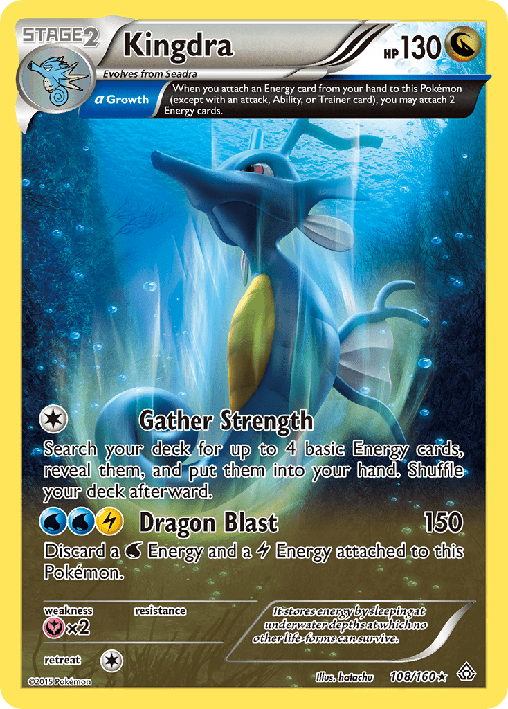 Kingdra (108/160) [XY: Primal Clash] Pokemon Single Pokémon  | Multizone: Comics And Games