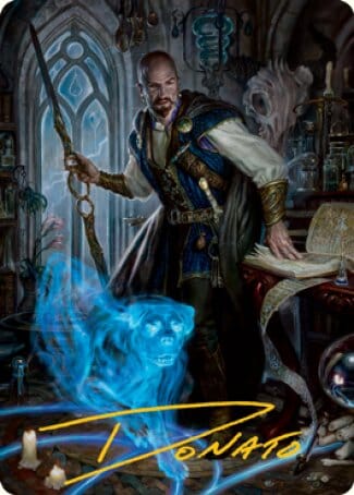 Mordenkainen Art Card (Gold-Stamped Signature) [Dungeons & Dragons: Adventures in the Forgotten Realms Art Series] MTG Single Magic: The Gathering  | Multizone: Comics And Games