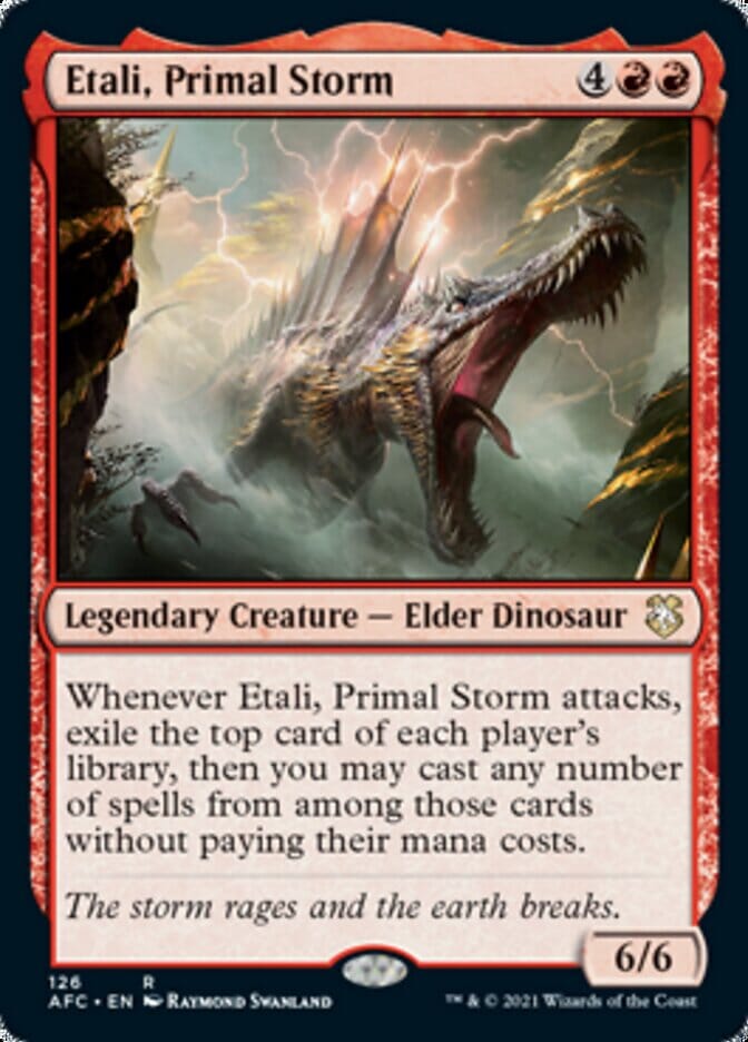 Etali, Primal Storm [Dungeons & Dragons: Adventures in the Forgotten Realms Commander] MTG Single Magic: The Gathering  | Multizone: Comics And Games