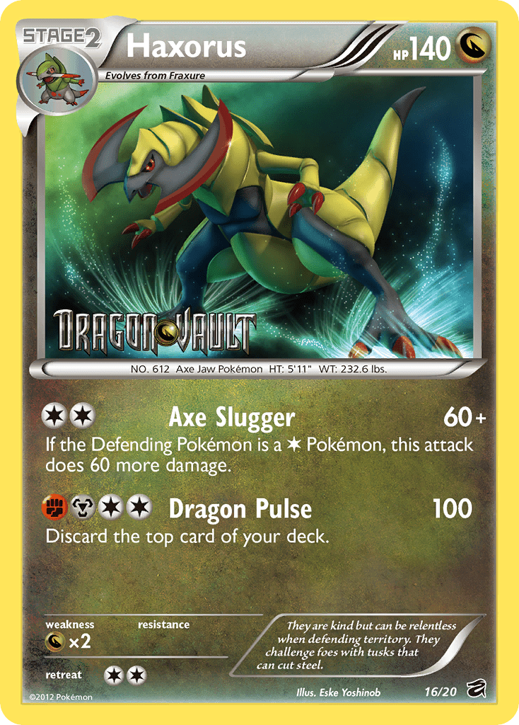 Haxorus (16/20) [Black & White: Dragon Vault] Pokemon Single Pokémon  | Multizone: Comics And Games