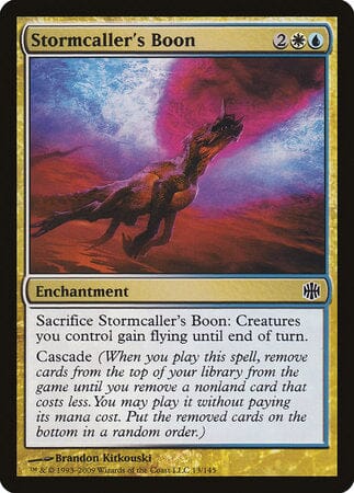 Stormcaller's Boon [Alara Reborn] MTG Single Magic: The Gathering  | Multizone: Comics And Games