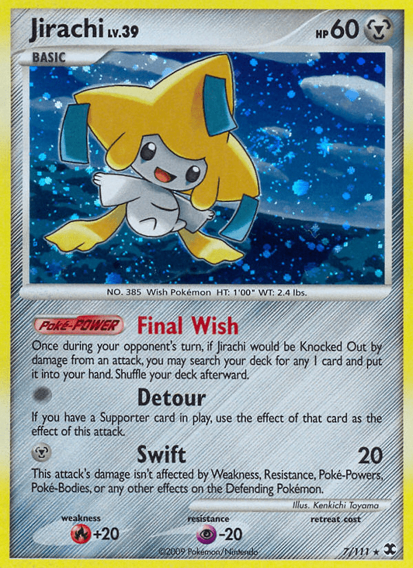Jirachi (7/111) [Platinum: Rising Rivals] Pokemon Single Pokémon  | Multizone: Comics And Games