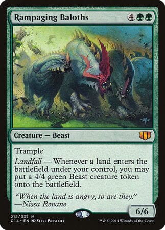 Rampaging Baloths [Commander 2014] MTG Single Magic: The Gathering  | Multizone: Comics And Games