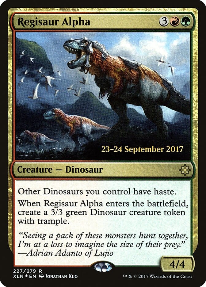 Regisaur Alpha [Ixalan Prerelease Promos] MTG Single Magic: The Gathering  | Multizone: Comics And Games