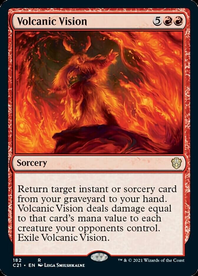 Volcanic Vision [Commander 2021] MTG Single Magic: The Gathering  | Multizone: Comics And Games