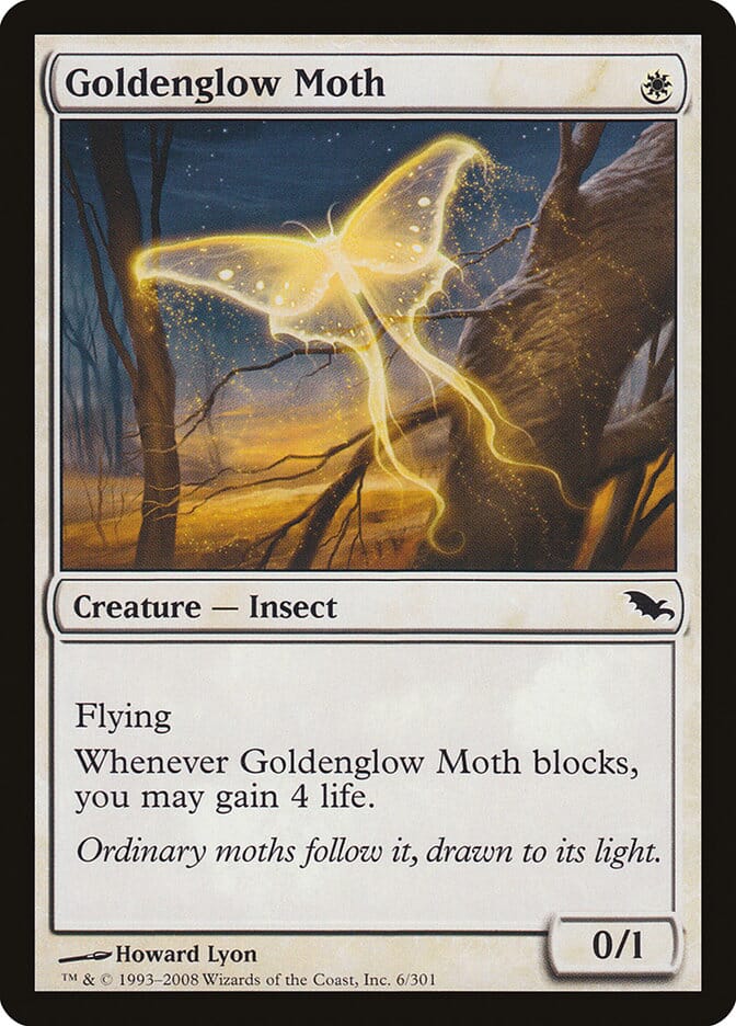Goldenglow Moth [Shadowmoor] MTG Single Magic: The Gathering  | Multizone: Comics And Games