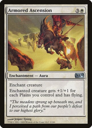 Armored Ascension [Magic 2010] MTG Single Magic: The Gathering  | Multizone: Comics And Games