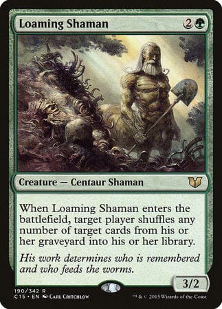 Loaming Shaman [Commander 2015] MTG Single Magic: The Gathering  | Multizone: Comics And Games