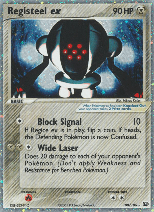 Registeel ex (100/106) [EX: Emerald] Pokemon Single Pokémon  | Multizone: Comics And Games