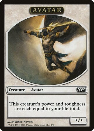 Avatar Token [Magic 2010 Tokens] MTG Single Magic: The Gathering  | Multizone: Comics And Games