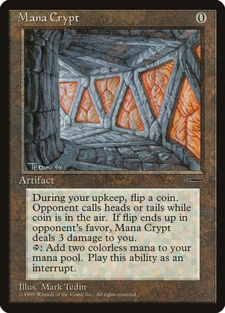 Mana Crypt [HarperPrism Book Promos] MTG Single Magic: The Gathering  | Multizone: Comics And Games