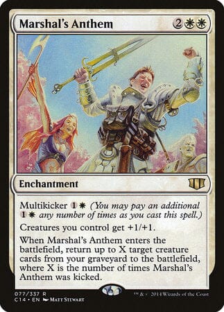 Marshal's Anthem [Commander 2014] MTG Single Magic: The Gathering  | Multizone: Comics And Games