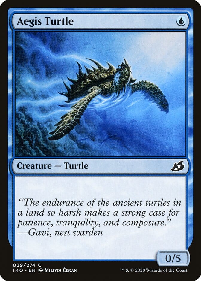 Aegis Turtle [Ikoria: Lair of Behemoths] MTG Single Magic: The Gathering  | Multizone: Comics And Games