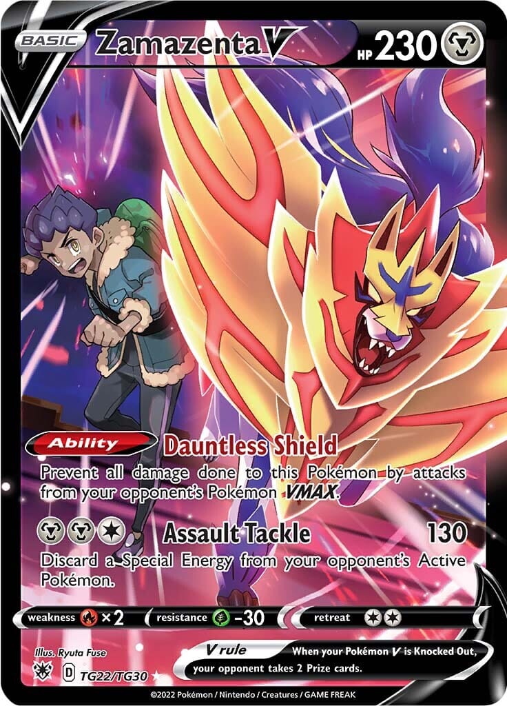 Zamazenta V (TG22/TG30) [Sword & Shield: Astral Radiance] Pokemon Single Pokémon  | Multizone: Comics And Games
