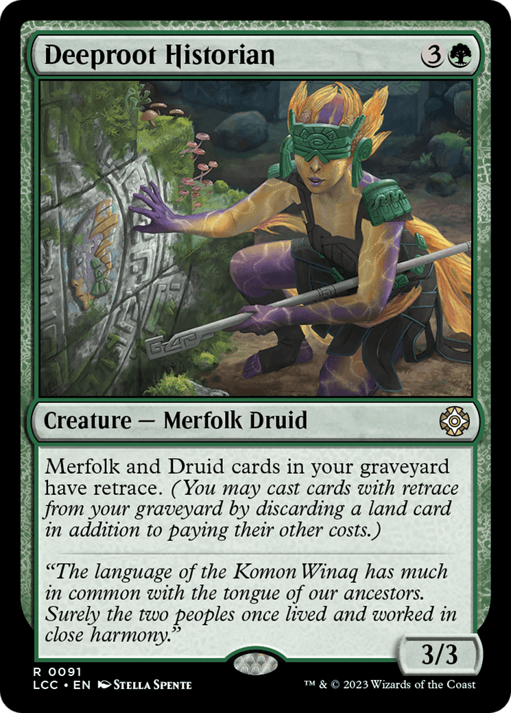 Deeproot Historian [The Lost Caverns of Ixalan Commander] MTG Single Magic: The Gathering  | Multizone: Comics And Games