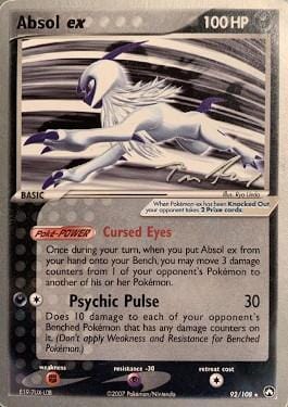 Absol ex (92/108) (Legendary Ascent - Tom Roos) [World Championships 2007] Pokemon Single Pokémon  | Multizone: Comics And Games