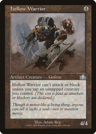 Hollow Warrior [Prophecy] MTG Single Magic: The Gathering  | Multizone: Comics And Games