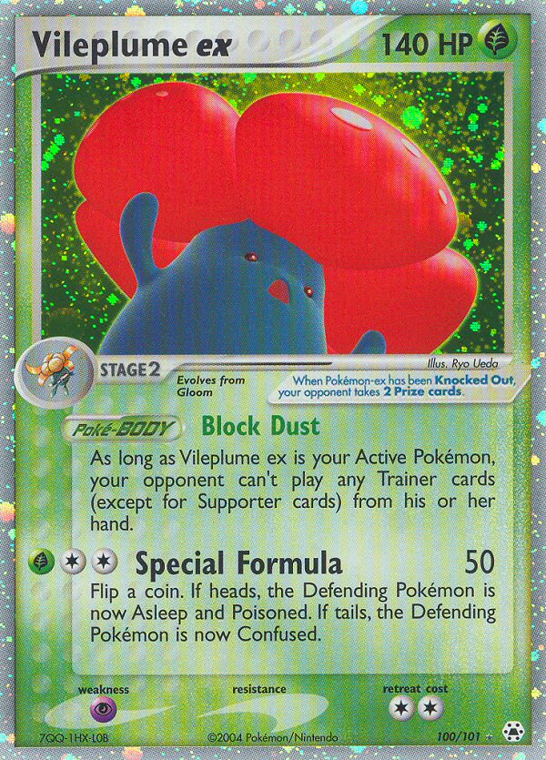 Vileplume ex (100/101) [EX: Hidden Legends] Pokemon Single Pokémon  | Multizone: Comics And Games