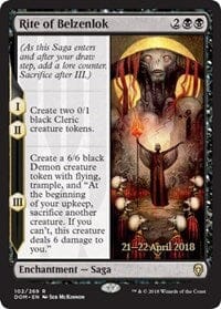 Rite of Belzenlok [Dominaria Promos] MTG Single Magic: The Gathering  | Multizone: Comics And Games