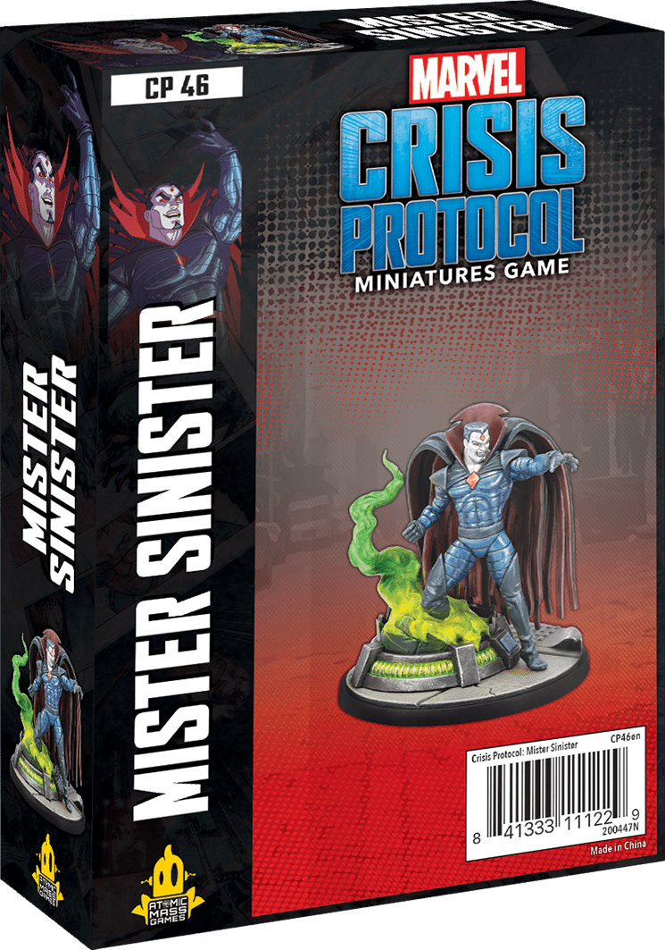 Marvel Crisis Protocol: Mr. Sinister Marvel Crisis Protocol Atomic Mass Games  | Multizone: Comics And Games
