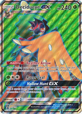 Decidueye GX (SM37) (Jumbo Card) [Sun & Moon: Black Star Promos] Pokemon Single Pokémon  | Multizone: Comics And Games