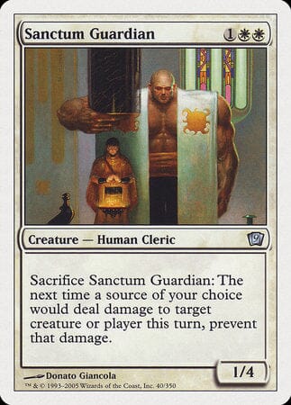 Sanctum Guardian [Ninth Edition] MTG Single Magic: The Gathering  | Multizone: Comics And Games