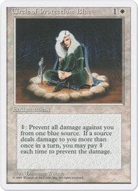 Circle of Protection: Blue [Fourth Edition] MTG Single Magic: The Gathering  | Multizone: Comics And Games